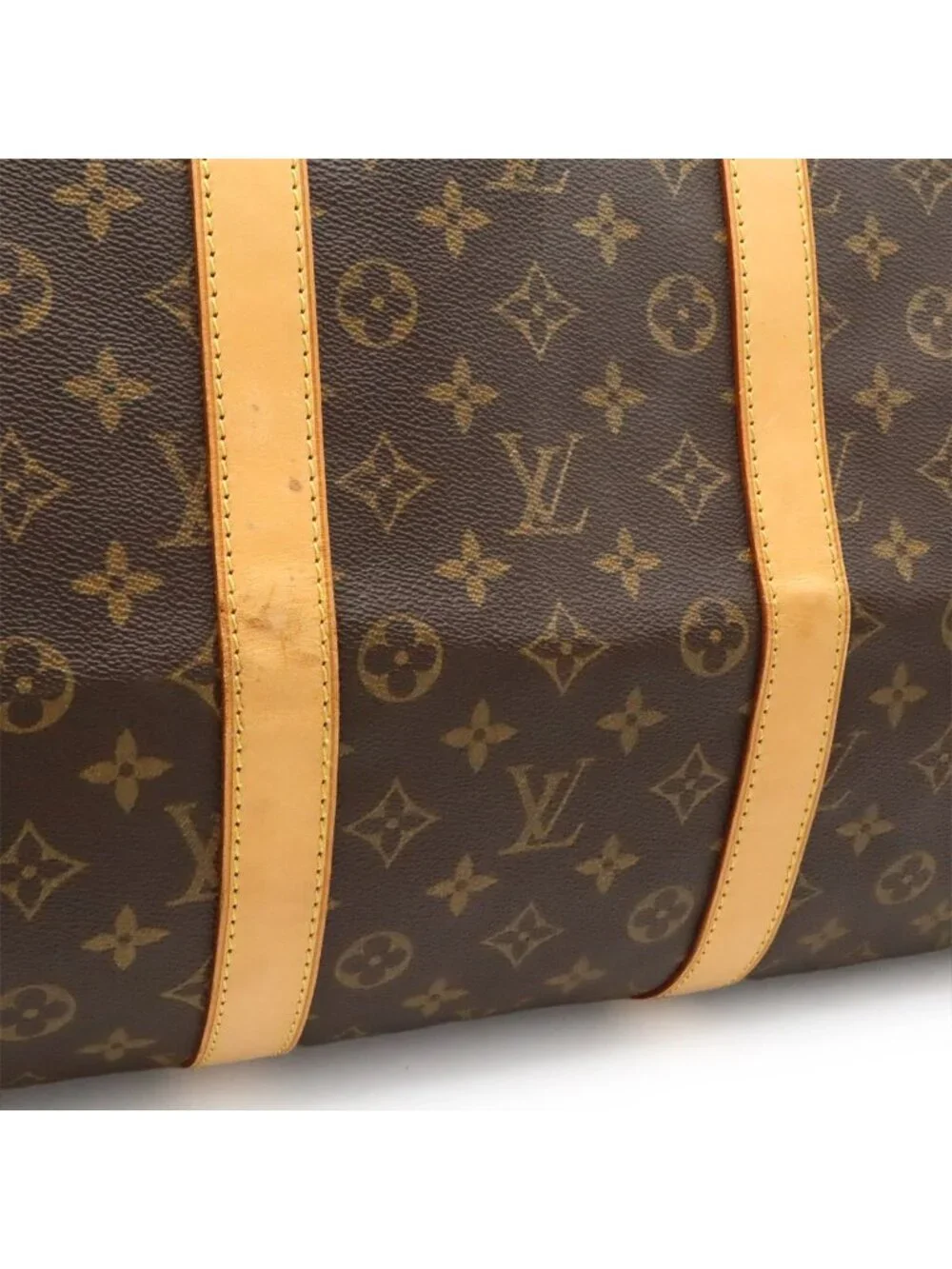 Louis Vuitton Monogram Keepall Bandouliere 55 Boston Bag Purse 2-Way